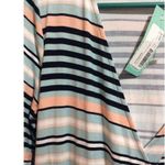 Loveappella New NWT Stitch Fix faux wrap dress striped V neck L Large Photo 3