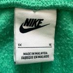 Nike Shorts Womens 1X Plus Size Sportswear Green Phoenix Fleece High-Waist Loose Photo 3