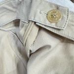 Coldwater Creek Khaki Tan Chino Flat Front Side Zip Straight Leg Pants Size 10P Photo 5