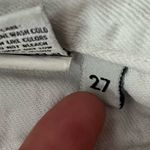 Etica • Finn Jeans White Denim High Rise Slim Straight Size 27 Photo 5