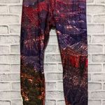 Get Lost NWT Women’s Grand Canyon Sunset multicolored leggings Size XL Photo 1