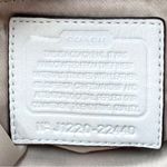 Coach  Poppy Red Poppies on White Sateen Satchel Bag w Exterior Zip Pocket Photo 7