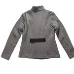 CAbi Gray Quilted Asymmetrical Zip Moto Jacket Modern Chic Casual Outerwear Photo 11