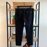 Banana Republic Mid-Rise Stretch Twill Woven Leather Side Stripe Career Dress Pa Photo 7