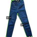 ASOS Denim Medium Dark Wash High Waist Skinny Jeans Women’s Size 26 Photo 4