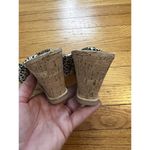 Dolce Vita Naji Cork Wedge Mule in Leopard Satin/Square Toe/Size 9 Brown Photo 5