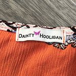 Dainty Hooligan Women’s  Orange Small Tank Top Shirt Blouse Photo 2