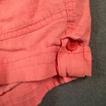 Gap Factory Womens 14 Aubrey Pink Linen Blend Flat Front Shorts 2.5 Inseam Photo 3