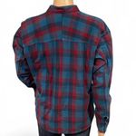 Patagonia NWOT! Organic Cotton Women’s Double Weave Woven Shirt Size 4 Blue Red Photo 4