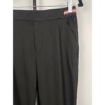 ZARA  Black Elastic Waist‎ Pleated Tapered Cuffed Ankle Trousers Size S Photo 1