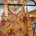 Route 66 🤯4/$15 Floral Tank Top Sheer Sleeveless Casual Summer Top Size S Photo 3