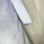 Oscar de la Renta  Ladies S/M Baby Blue Plush Full Zip Lg Sleeve Robe Housecoat Photo 4