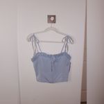 Urban Outfitters NWT Out from Under  Dusty Blue Corset Large Photo 2