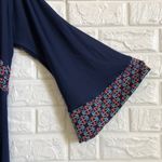 Bell sleeve golf golfing with‎ back pocket dress Blue Size M Photo 4