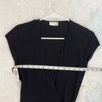 Wilfred Aritzia  Free Jessa True Black Maxi Wrap Dress Size S NWT Photo 6