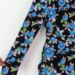 ZARA  Floral‎ Print Open Back Mini Dress Black Size XS Photo 4