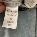 Articles of Society  Demin Mini Skirt size 28 frayed hem Photo 6
