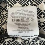 Tory Burch Women’s Callie Jaquard Seamed Black Ivory Mid Rise Cropped Pants Sz 8 Photo 8