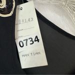 NWT Man Tian Sequence Sleeveless Mini Dress Swirl Small Black Photo 8