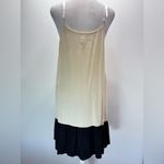 One Teaspoon ONE by Slip Dress Cream with Black Ruffle Minimalist Photo 6