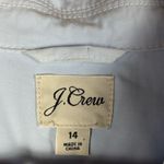 J.Crew Size 14 Foundry Chino Shorts Overalls Light Sky Blue Belted Relaxed Fit Photo 10