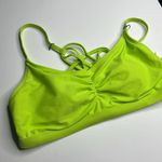 NWT Go Gossip Sporty Solids Green Strappy Lattice Photo 1