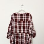 Torrid [] Red Plaid Mini Seersucker Zip Front Shirt Dress Fall Casual NWT Size 2X Photo 3
