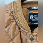 Carhartt Women's Rugged Flex® Relaxed Fit Canvas Insulated Rib Collar Vest Photo 3