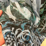 Cato  Size Small Blue Green Black Lightweight Flowy Boho Hippie‎ Shirt Photo 2