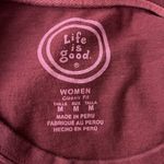 Life is Good Shirt Womens Medium Pink Classic Fit How Sweet It Is Graphic Casual Photo 5