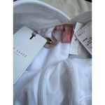 NWT Ted Baker Mesh Panel Halter Top One Piece Swimsuit in White, US 8 White Photo 7