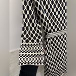 Diane Von Furstenberg Tallulah Silk Wrap Black & White Geometric Dress Photo 11
