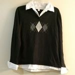 *5/$25 Sale* maternity sweater & dress shirt Blue Size undefined Photo 0