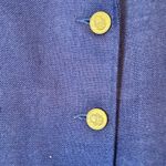 Vintage 80’s Navy Blue Blazer With Pockets Size 12 Photo 3