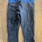 Lululemon Cropped Leggings 4 Navy Blue Photo 4