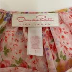 Oscar de la Renta Floral Pink Label Tank Top C23 Photo 5