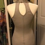 Black brand grey silver studded dressy tunic tank Photo 3