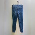 Good American Light Blue Ripped Straight Leg Jeans Photo 3