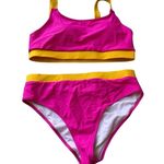 Bikini Zando Teen Junior Girls‎ Size Large NWOT Bikini 2 Piece Swimsuit #384 Pink Photo 0