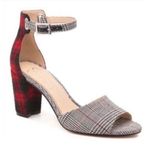 Jessica Simpson Plaid Ankle Strap Shoes Block Heel, Size 7M New in Box Photo 0