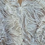 Tadashi Shoji  Floral Lace Bodice Mixed Media Long Sleeve Gown Photo 7