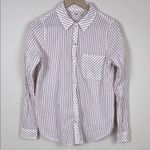 Faherty  Women's Shirt Stripe Button Down Long Sleeve Shirt Photo 1