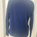 Vineyard Vines Navy Blue Spell Out Logo Intarsia Knit Slub Sweater XS Photo 3