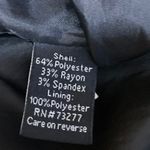 Apt. 9  Women's Black Long Sleeve One Button Notch Blazer Coat Suit Jacket Size 4 Photo 3