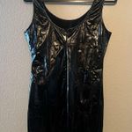 HDE Womens Latex Mini Dress Faux Leather Bodycon Sexy Club Dresses for Women Black Size M Photo 2