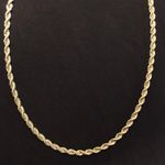 Gold Chain Rope Chain 24in 6mm And Icy Bull Pendant Photo 5
