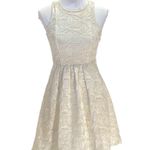 Tracy Reese Plenty By  Womens Skater Dress Cream Size 2 Boho Minimalist Spring Photo 0