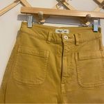 Madewell Emmett Cropped Pants in Mustard Yellow size 24 Photo 1