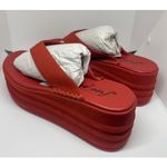 Free People Red Bohemian Thong Platform Photo 6