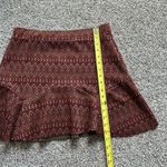 Free People red & yellow knit mini skirt size M NWT Photo 6